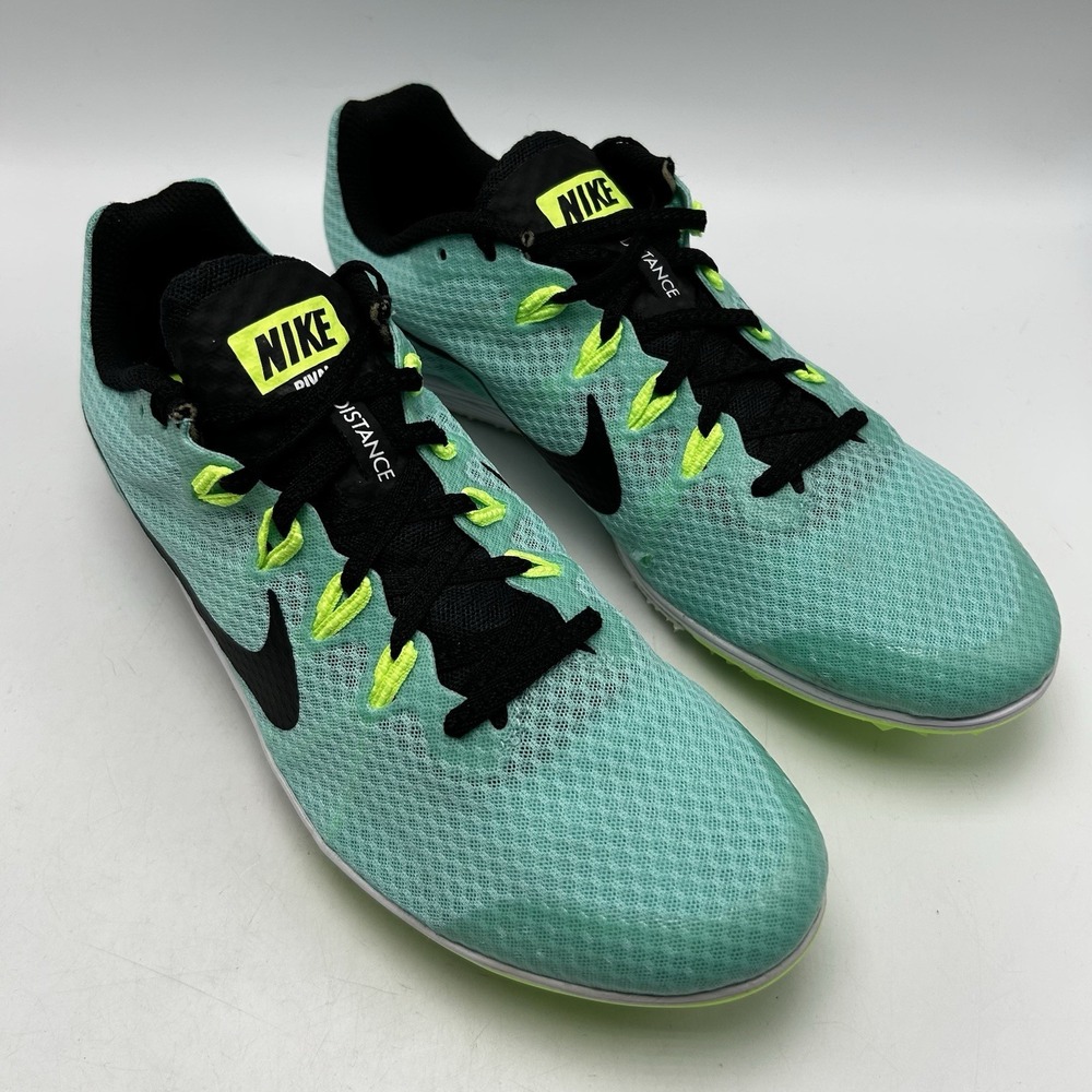 Nike Track Spikes Womens 11 Zoom Rival D Distance Shoes Field Green Read